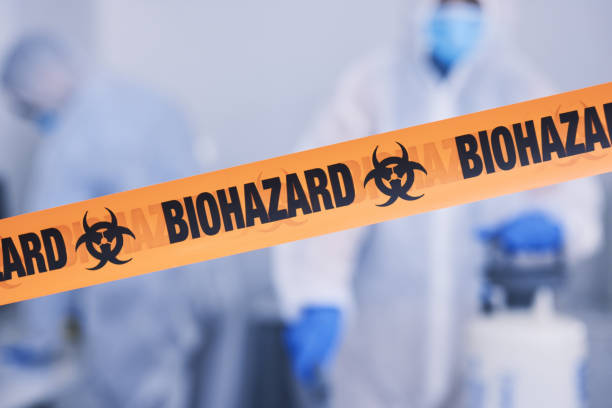 Professional Blood Cleanup technician working in Oradell, NJ